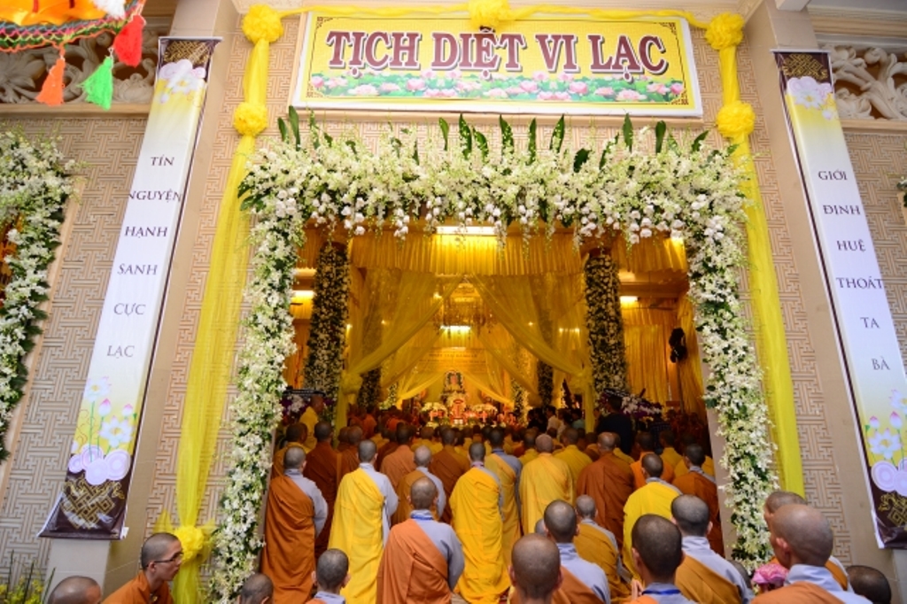 Lễ truy niệm - cung tống kim quan ĐLHT.Thích Trí Tịnh nhập bảo tháp