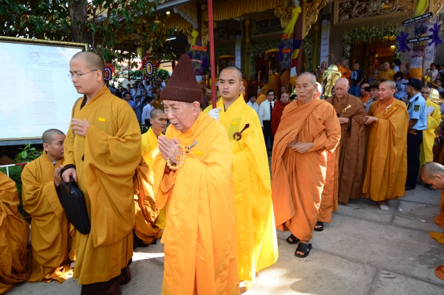 Lễ truy niệm - cung tống kim quan ĐLHT.Thích Trí Tịnh nhập bảo tháp