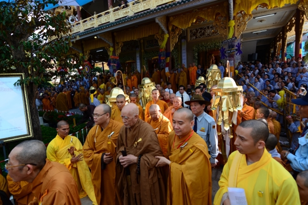 Lễ truy niệm - cung tống kim quan ĐLHT.Thích Trí Tịnh nhập bảo tháp