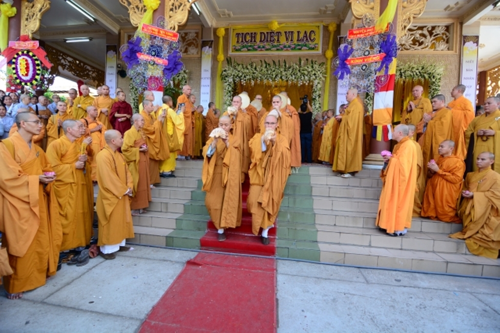 Lễ truy niệm - cung tống kim quan ĐLHT.Thích Trí Tịnh nhập bảo tháp