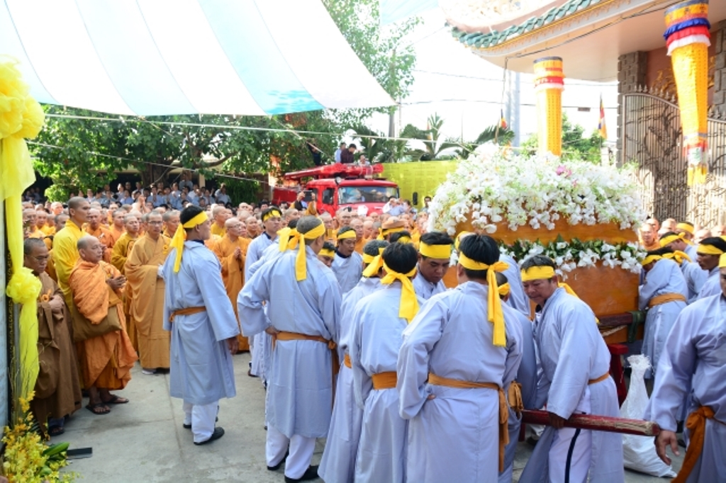 Lễ truy niệm - cung tống kim quan ĐLHT.Thích Trí Tịnh nhập bảo tháp