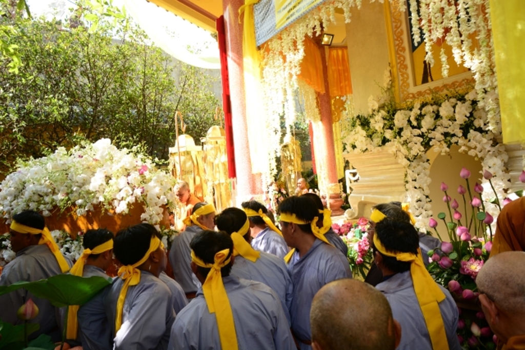 Lễ truy niệm - cung tống kim quan ĐLHT.Thích Trí Tịnh nhập bảo tháp