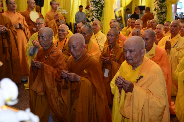 Lễ truy niệm - cung tống kim quan ĐLHT.Thích Trí Tịnh nhập bảo tháp