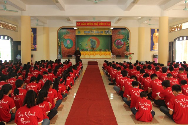 Thái Bình: Chùa Tây Khánh tổ chức khóa tu mùa hè lần thứ nhất - năm 2015