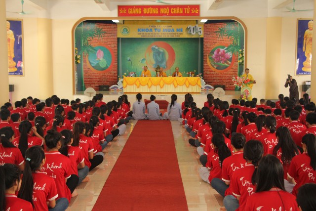 Thái Bình: Chùa Tây Khánh tổ chức khóa tu mùa hè lần thứ nhất - năm 2015
