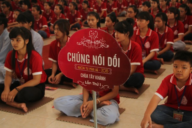 Thái Bình: Chùa Tây Khánh tổ chức khóa tu mùa hè lần thứ nhất - năm 2015