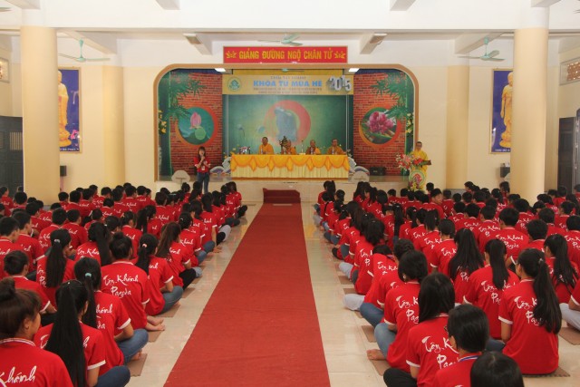 Thái Bình: Chùa Tây Khánh tổ chức khóa tu mùa hè lần thứ nhất - năm 2015