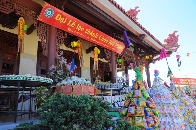 Tiền Giang: Lễ lạc thành chùa Hội Phước
