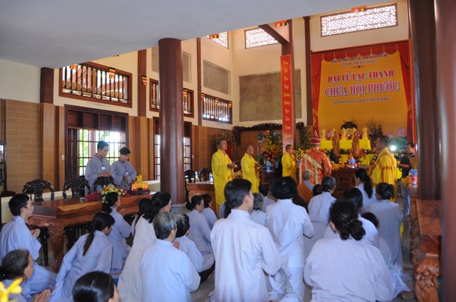 Tiền Giang: Lễ lạc thành chùa Hội Phước