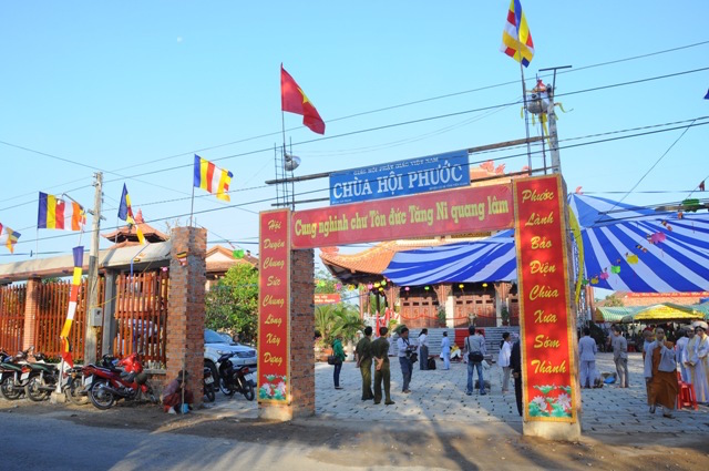 Tiền Giang: Lễ lạc thành chùa Hội Phước