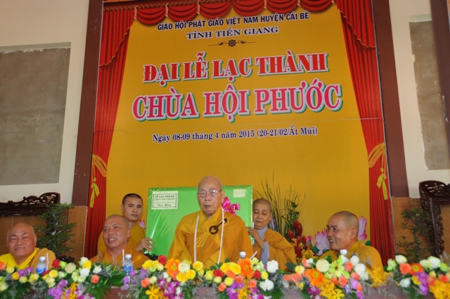 Tiền Giang: Lễ lạc thành chùa Hội Phước