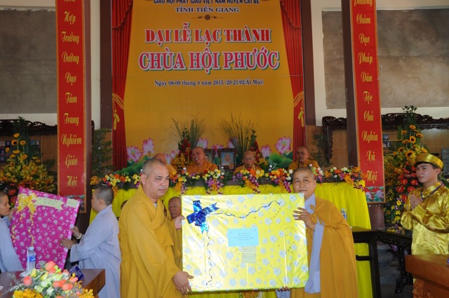 Tiền Giang: Lễ lạc thành chùa Hội Phước