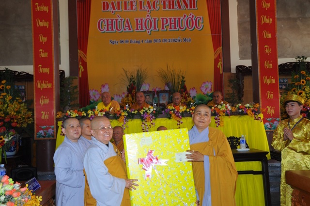 Tiền Giang: Lễ lạc thành chùa Hội Phước