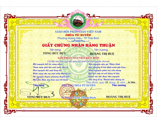 Lễ hằng thuận đầu tiên tại Sơn La