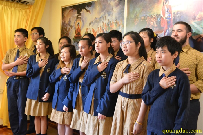 Thiền tập .b  ở trường Trung học Phật giáo Pal, Sydney