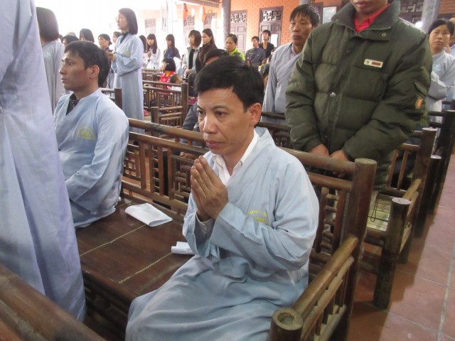 Thái Bình: Gần 200 người khuyết tật về chùa Từ Xuyên dự khóa tu