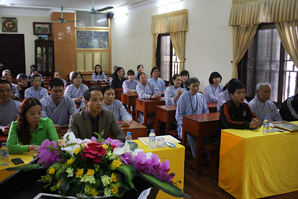 Hà Nội: Khai giảng lớp giáo lý cho cư sĩ, Phật tử tại chùa Tăng Phúc
