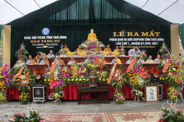 Thái Bình: Lễ ra mắt phân ban Ni giới tỉnh