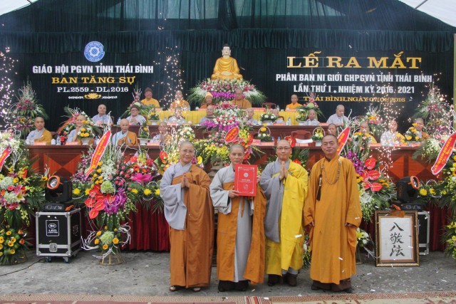 Thái Bình: Lễ ra mắt phân ban Ni giới tỉnh