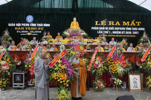 Thái Bình: Lễ ra mắt phân ban Ni giới tỉnh