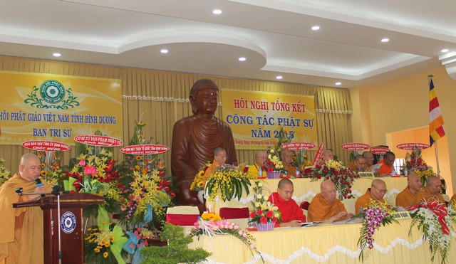 Bình Dương: Hội nghị tổng kết công tác Phật sự 2015