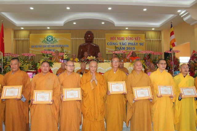Bình Dương: Hội nghị tổng kết công tác Phật sự 2015