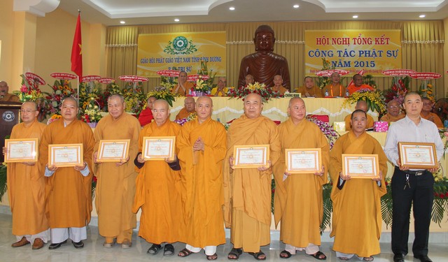 Bình Dương: Hội nghị tổng kết công tác Phật sự 2015