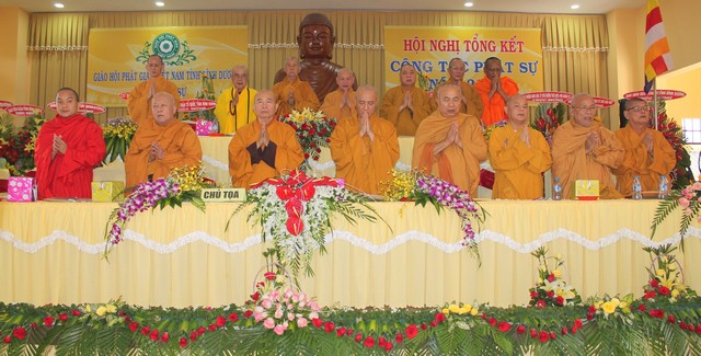 Bình Dương: Hội nghị tổng kết công tác Phật sự 2015