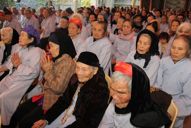 Thái Bình: Chùa Từ Vân tổ chức lễ mừng thọ