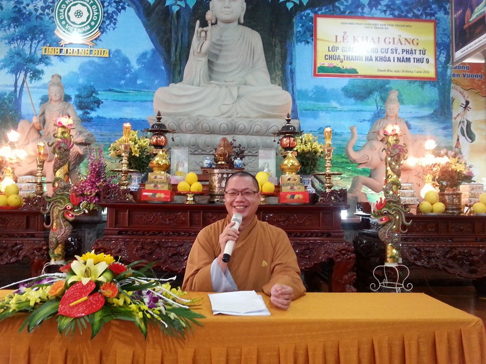 Thanh Hóa: Khai giảng lớp giáo lý dành cho cư sỹ Phật tử khóa thứ I năm thứ chín tại chùa Thanh Hà