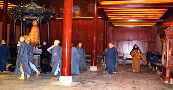 Trung Quốc: Thiền thất tại Pháp Vũ Thiền Tự Phổ Đà sơn tỉnh Chiết Giang
