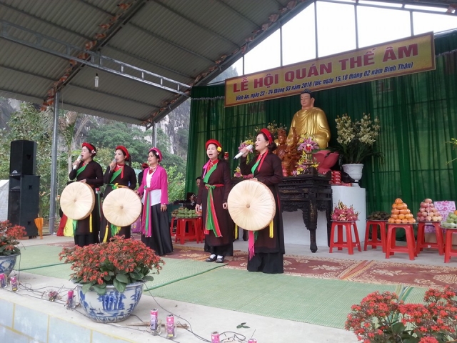 Thanh Hóa: Khai mạc lễ hội Quan Âm chùa Linh Ứng