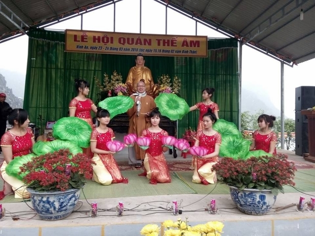 Thanh Hóa: Khai mạc lễ hội Quan Âm chùa Linh Ứng