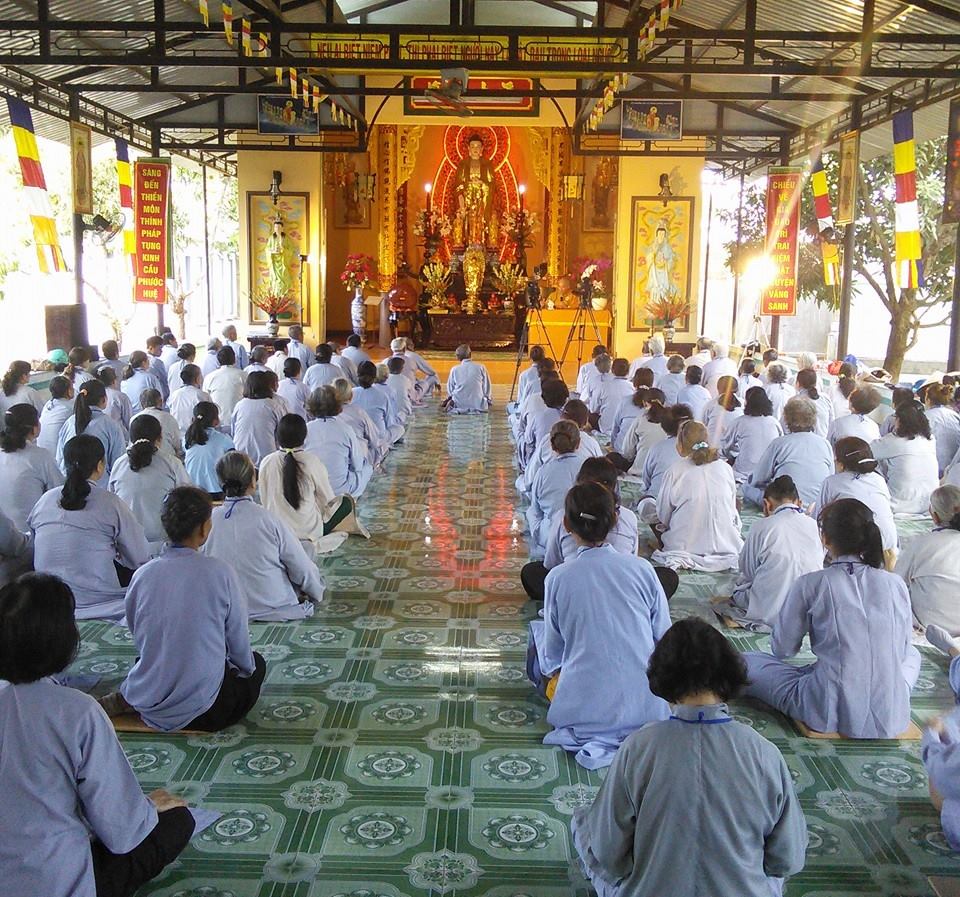 Khánh Hòa: Chùa Sắc tứ Minh Thiện Tổng kết Khóa tu Một Ngày An Lạc năm 2016