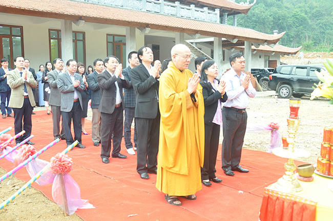 Lạng Sơn: Lễ khởi công động thổ xây dựng giai đoạn II chùa Tân Thanh