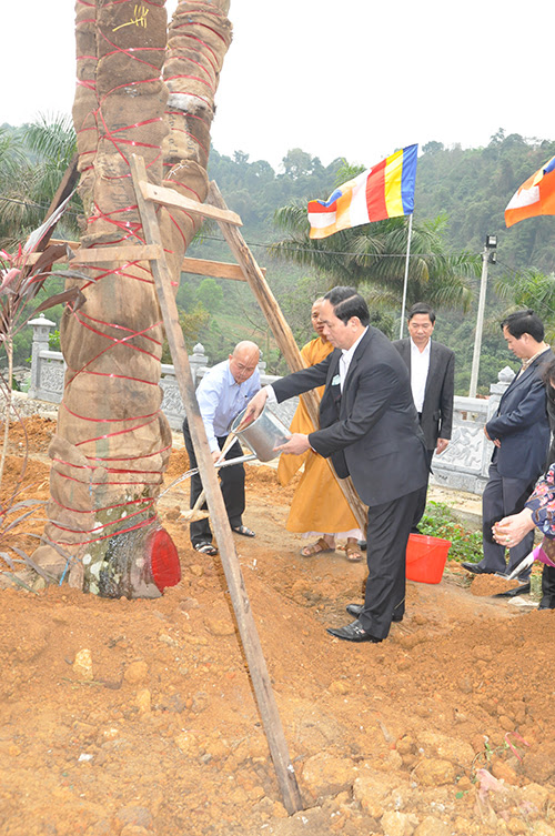 Lạng Sơn: Lễ khởi công động thổ xây dựng giai đoạn II chùa Tân Thanh