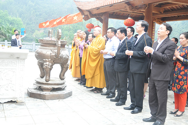 Lạng Sơn: Lễ khởi công động thổ xây dựng giai đoạn II chùa Tân Thanh