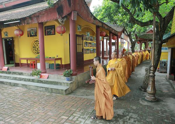 Thái Nguyên: Chư hành giả làm lễ tác pháp an cư PL 2560- DL 2016
