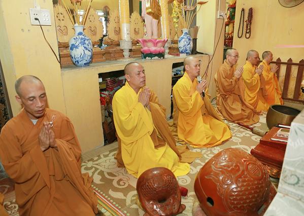 Thái Nguyên: Chư hành giả làm lễ tác pháp an cư PL 2560- DL 2016