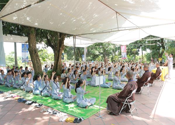 Thái Nguyên: Chùa Huống Thượng tổ chức khoá tu “Tâm khai trí sáng”