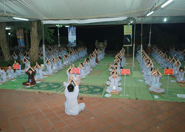 Thái Nguyên: Chùa Huống Thượng tổ chức khoá tu “Tâm khai trí sáng”