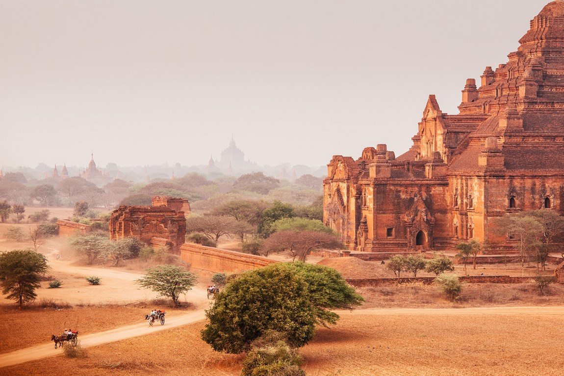 Myanmar: Chùm ảnh Ngôi Già lam Cổ tự Dhammayangyi, Bagan