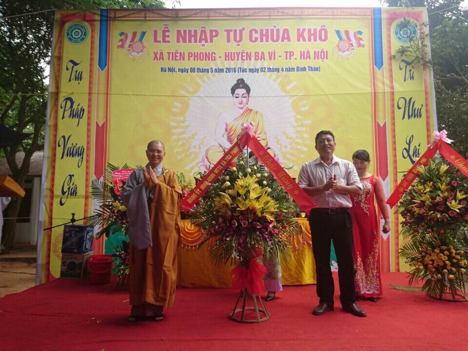 Hà Nội: Lễ nhập tự chùa Khô