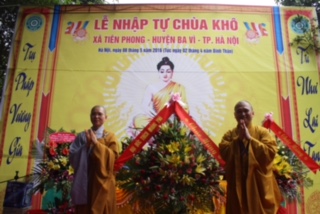 Hà Nội: Lễ nhập tự chùa Khô