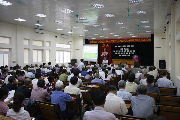 Hà Nội: Sư cô Thích Đồng Hoà thuyết giảng tại UBND phường Thượng Thanh.