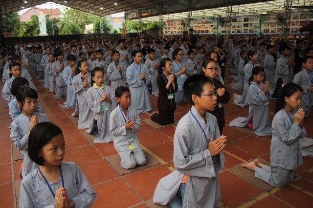 Thái Bình: Bế mạc khóa tu sen hồng chùa Từ Xuyên