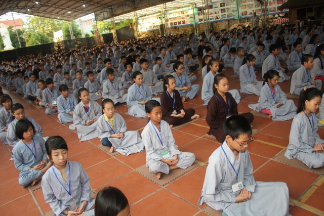 Thái Bình: Bế mạc khóa tu sen hồng chùa Từ Xuyên