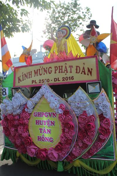 PG Đồng Tháp: Tổng Hợp 20 Xe Hoa Diễu Hành Kính Mừng Phật Đản PL.2560 vào đêm 14/4 Âl