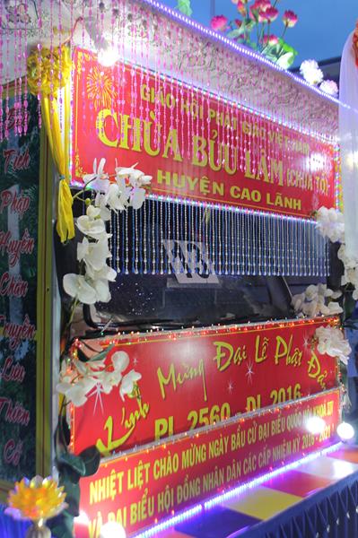 PG Đồng Tháp: Tổng Hợp 20 Xe Hoa Diễu Hành Kính Mừng Phật Đản PL.2560 vào đêm 14/4 Âl