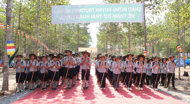 Đồng Nai: Khai mạc trại huấn luyện  Huynh trưởng Gia đình Phật tử miền Đông - miền Tây Nam bộ